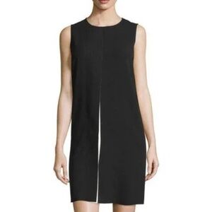 Vince Designer Black Shift Dress | Size 4  | Subtle Front Slit 🖤🤍